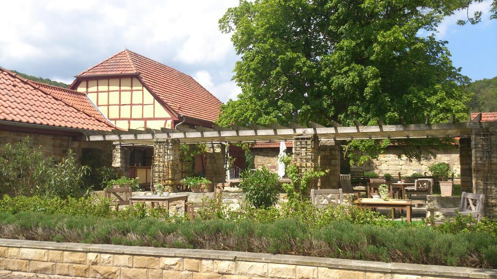 Restaurant & Pension Freudenthal Wandersleben Buitenkant foto